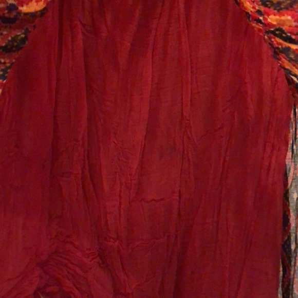 Cato Skirts Cato L Multi Color Lined Broom Stick Skirt 4 Waist Band